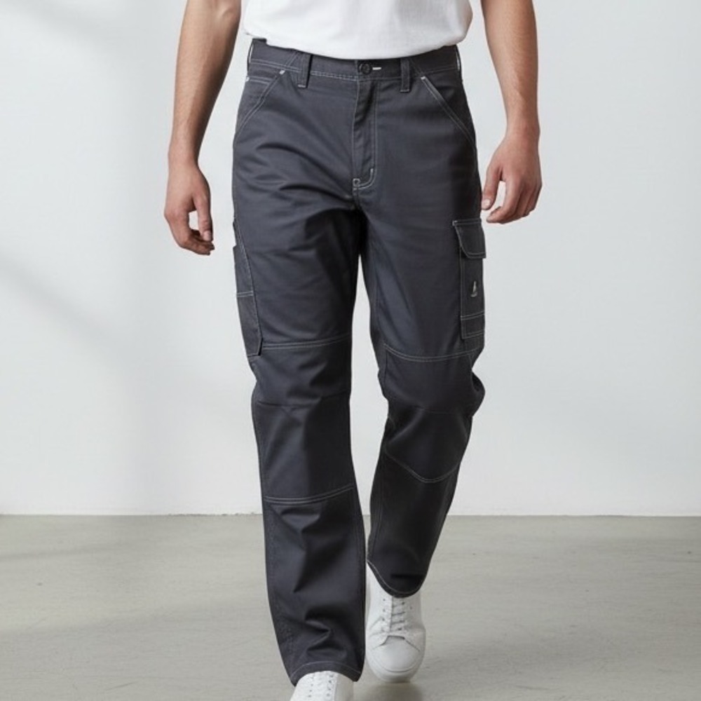 Mascot Houston 10179-154-010 Industry Cargo Work Trousers Gray 36.5x30 NWT